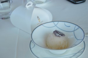 Chocolates and Rose and Lycee sorbet